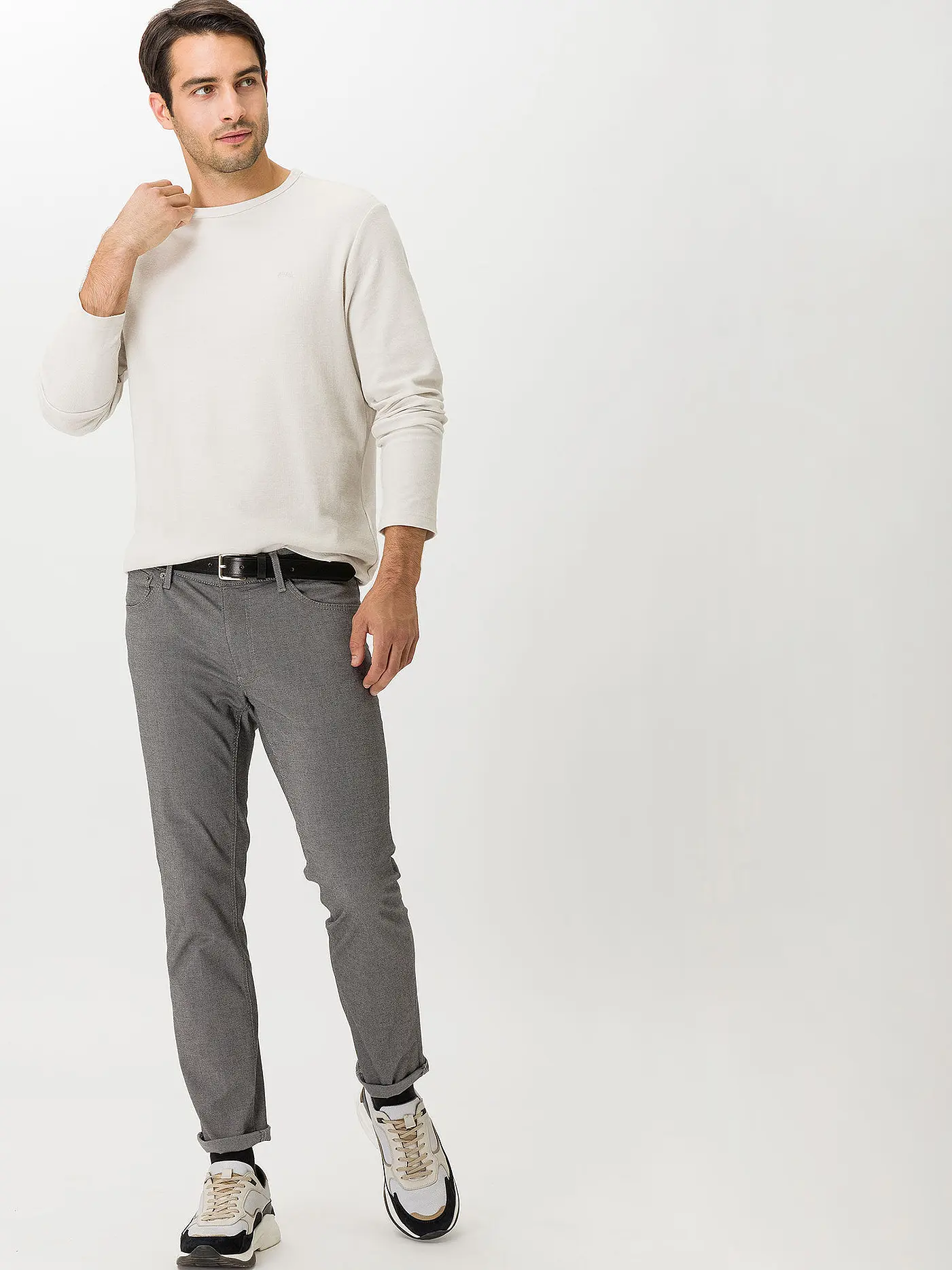 BRAX | Hose CHUCK | grau